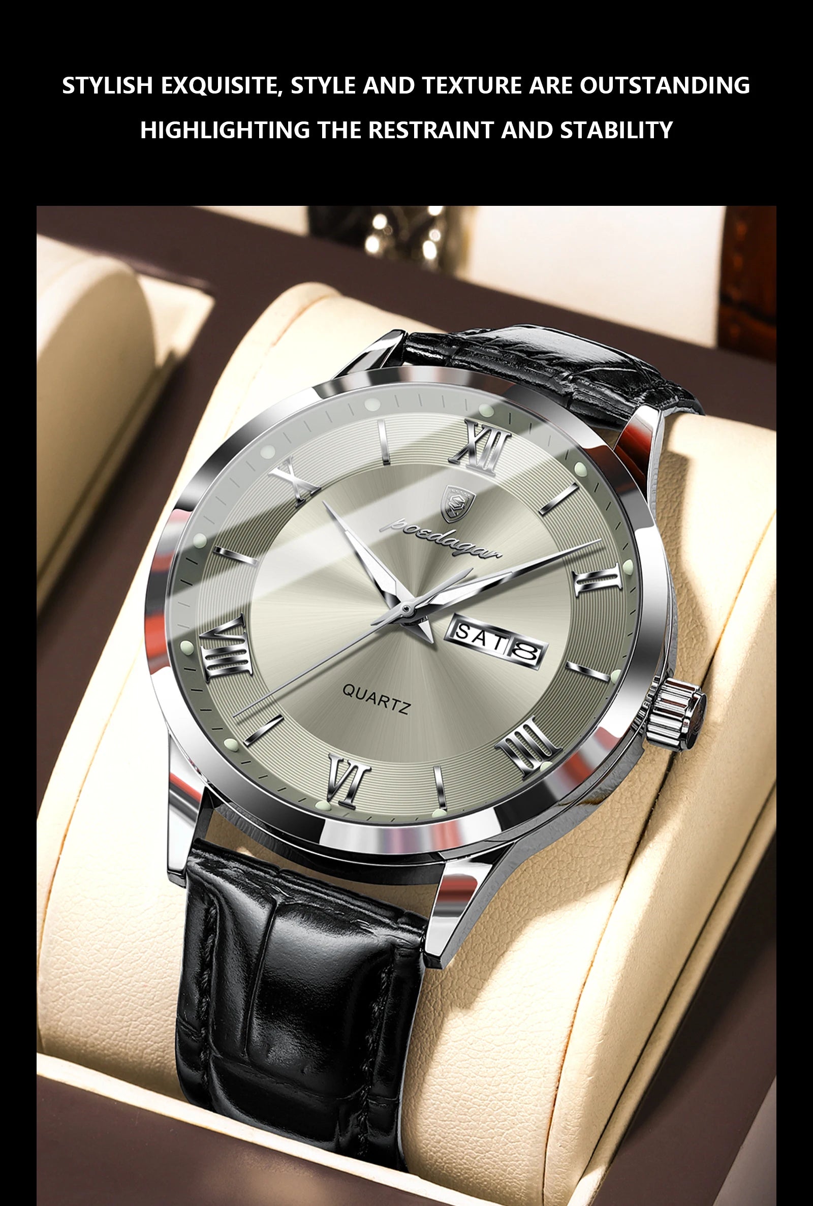 Luxury Waterproof Military Watch For Men with Luminous Dial - Smarsty