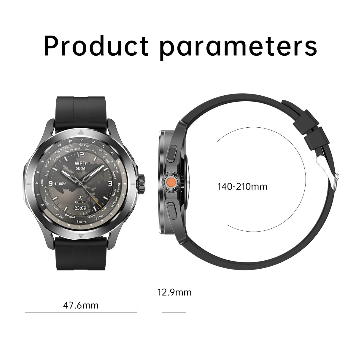 Xiaomi S4 Ultra Smart Watch With GPS Waterproof Sports Features - Smarsty