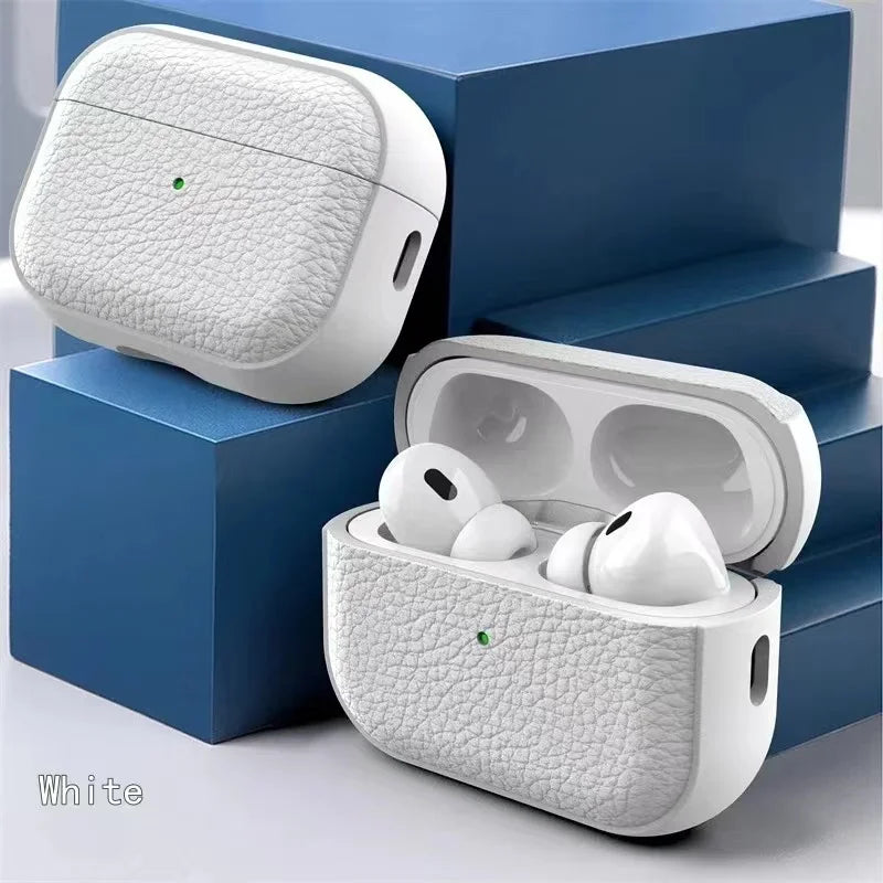 Leather Texture Case For Apple AirPods Pro Protection - Smarsty
