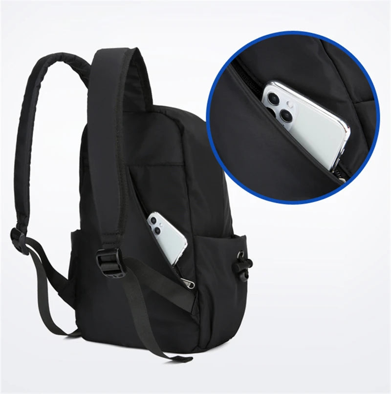 Sport Mini Men's Backpack Fashion Small Black Travel Rucksack Shoulder School Bag Canvas Designer Sports Backpacks Mochila Bags
