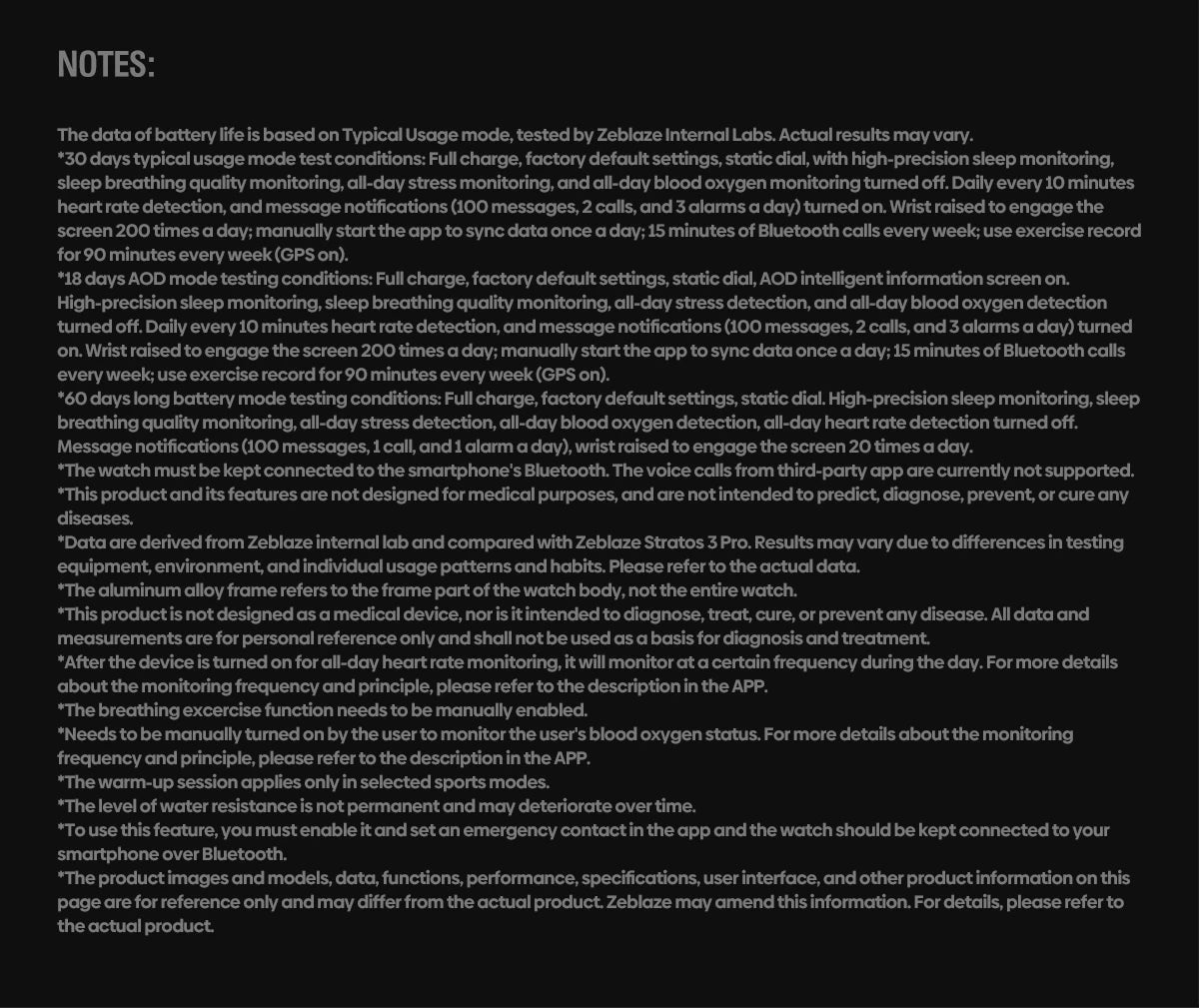 Zeblaze Stratos 4 GPS Smart Watch with AMOLED Display - Smarsty