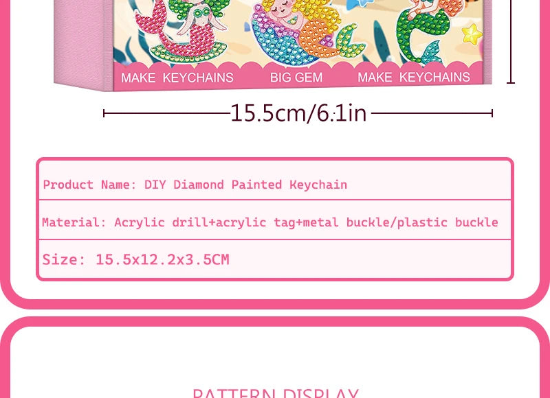 DIY Handmade Diamond Art Keychains Set for Kids - Smarsty