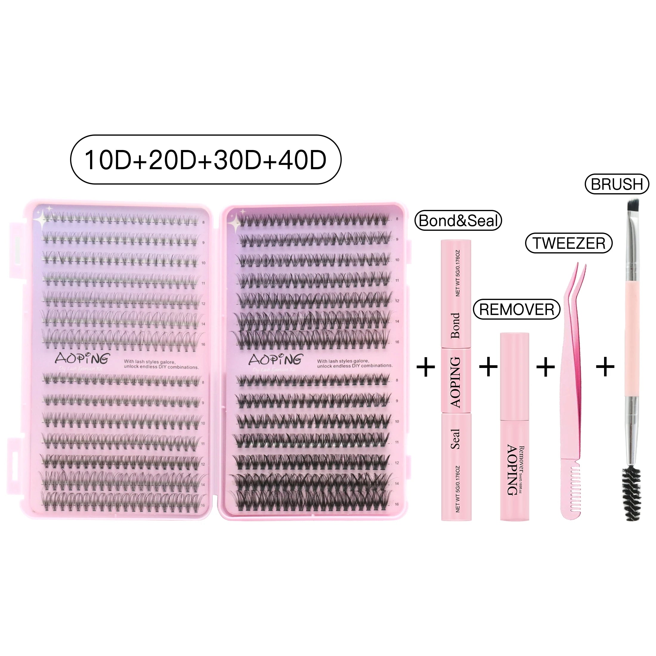 DIY False Eyelashes with Application Tools for All Styles - Smarsty