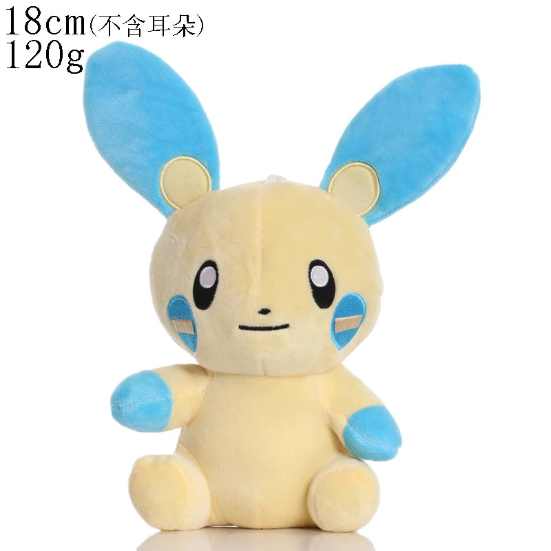 Cute Pikachu Plush Toy Pokemon Charmander Squirtle Bulbasaur Stuffed Doll Eevee Scorbunny Gengar Snorlax Christmas Gifts