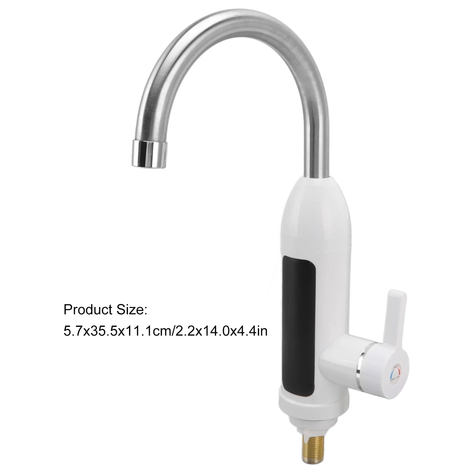 3000W Instant Heating Faucet Water Heater Faucet IPX4 ABS Tankless Stainless Steel Kitchen Heating Tap for Home