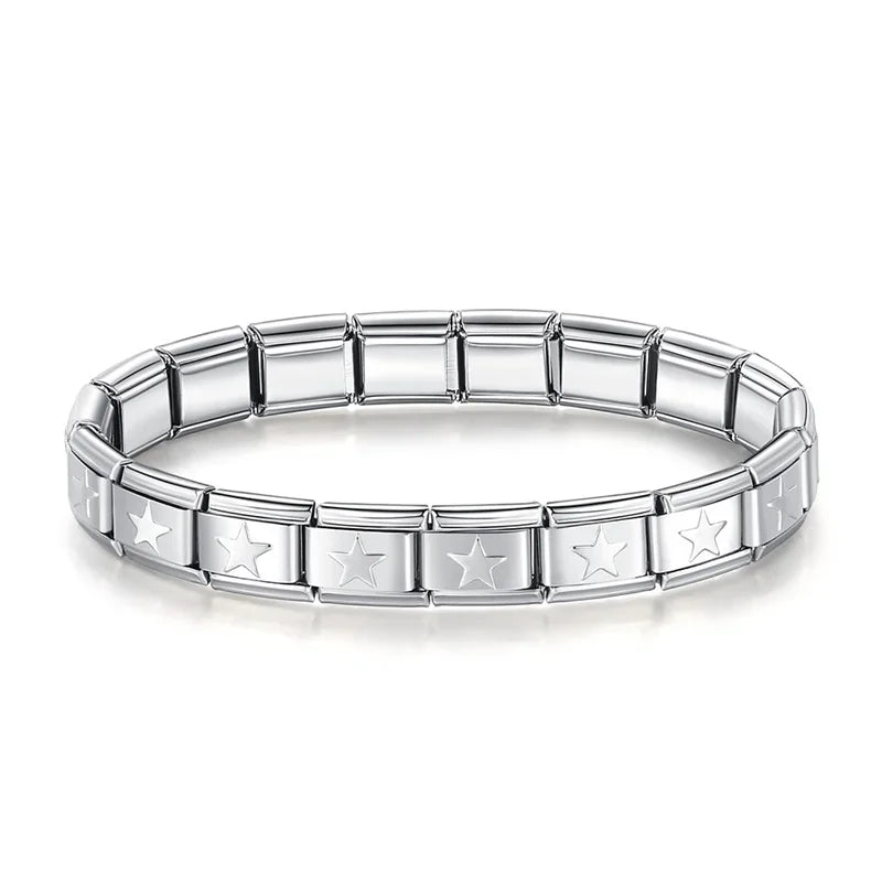 Hapiship Stainless Steel Charm Bracelet Women - Smarsty