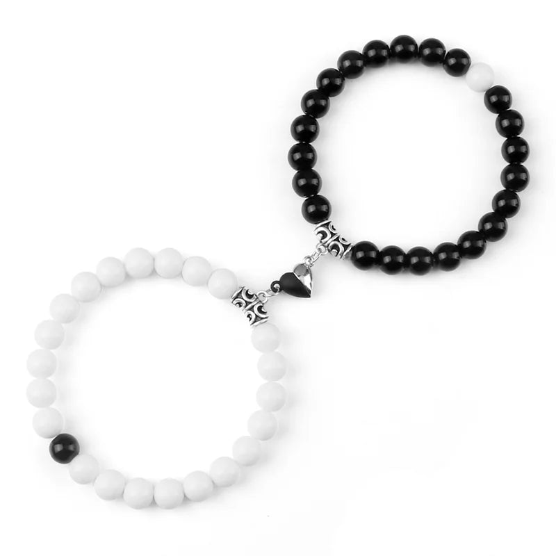 Natural Stone Couple Bracelets Set for Friendship - Smarsty