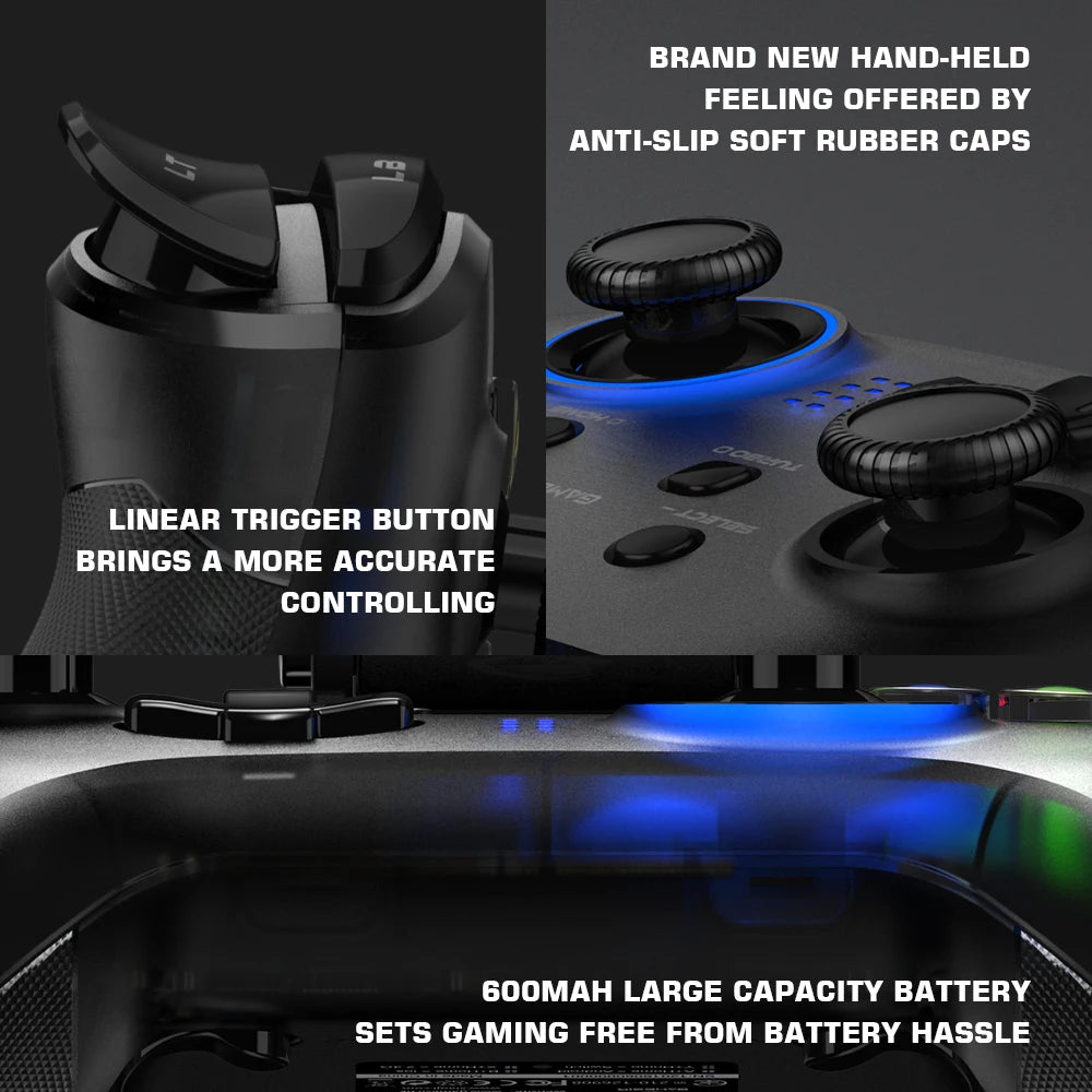 GameSir T4 Pro Wireless Controller with Gyro for Nintendo Switch - Smarsty
