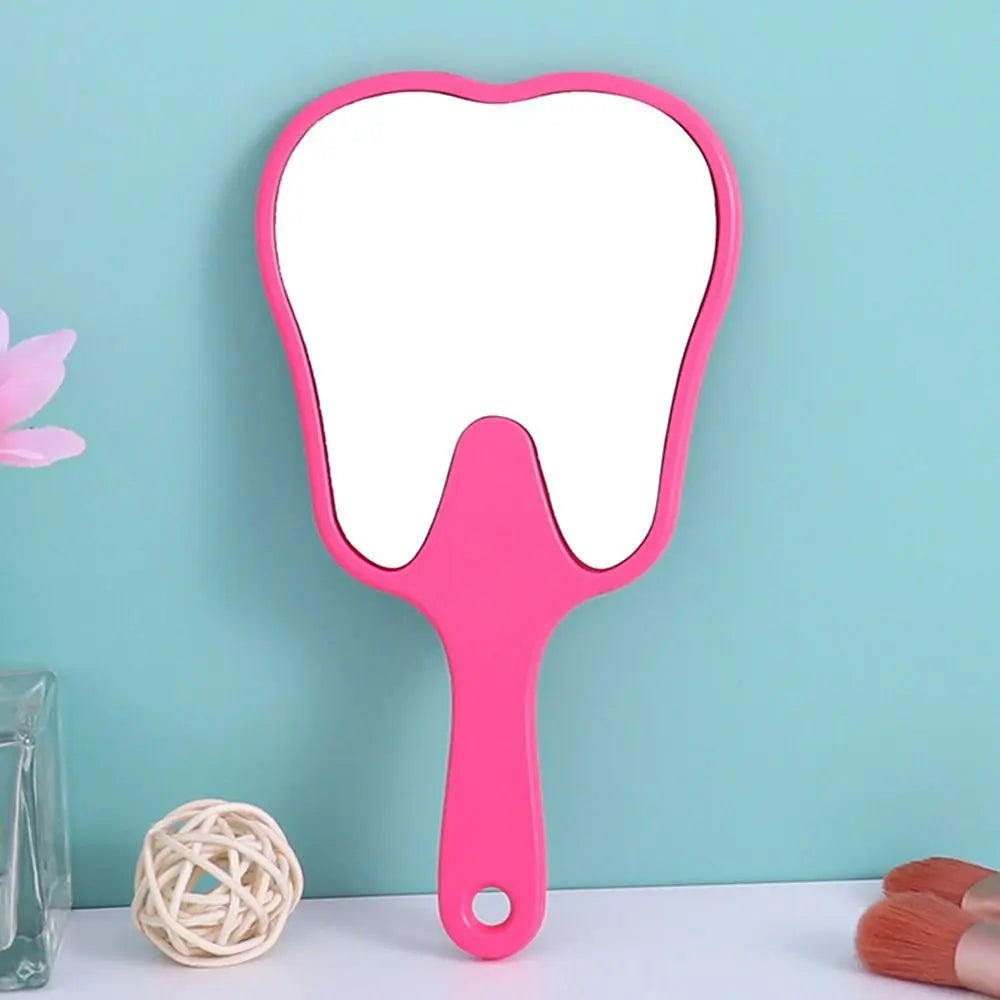 Tooth Shaped Handheld Mirror for Makeup and Dental Use - Smarsty