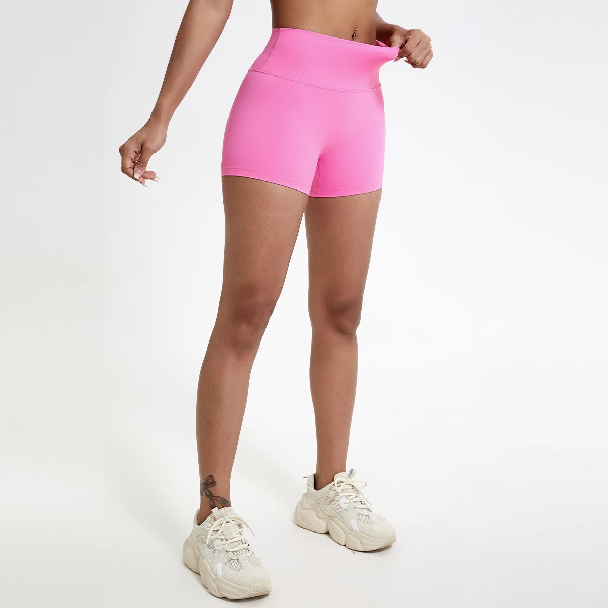 Hearuisavy Running Sports Shorts Women Buttock Lift Gym Leggings Women Cycling Slim Fit Workout Shorts High Waist Yoga Shorts - Smarsty