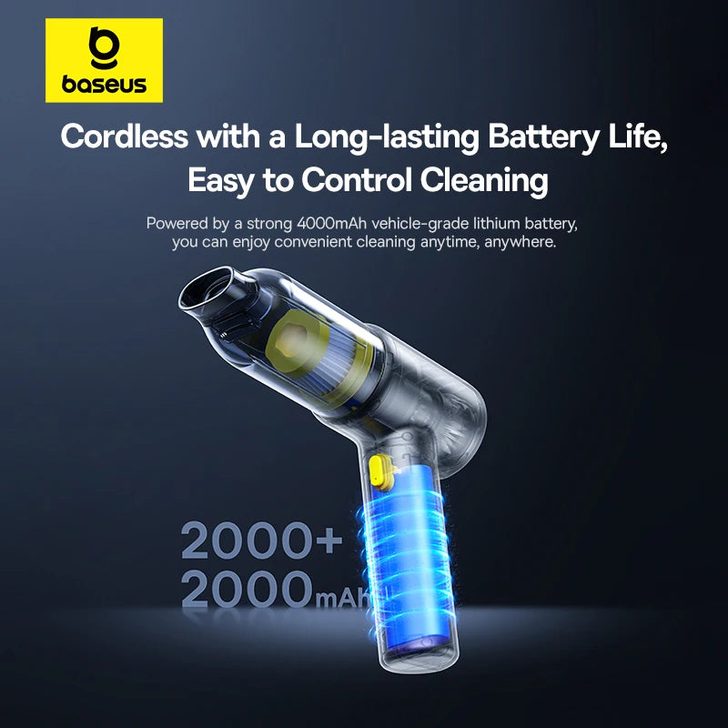 Cordless Car Vacuum And Blower 4 In 1 Cleaning Tool - Smarsty