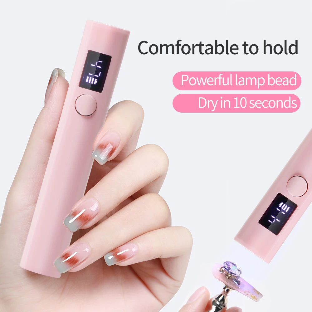 LULAA Handheld Mini Nail Lamp For Quick Gel Drying - Smarsty