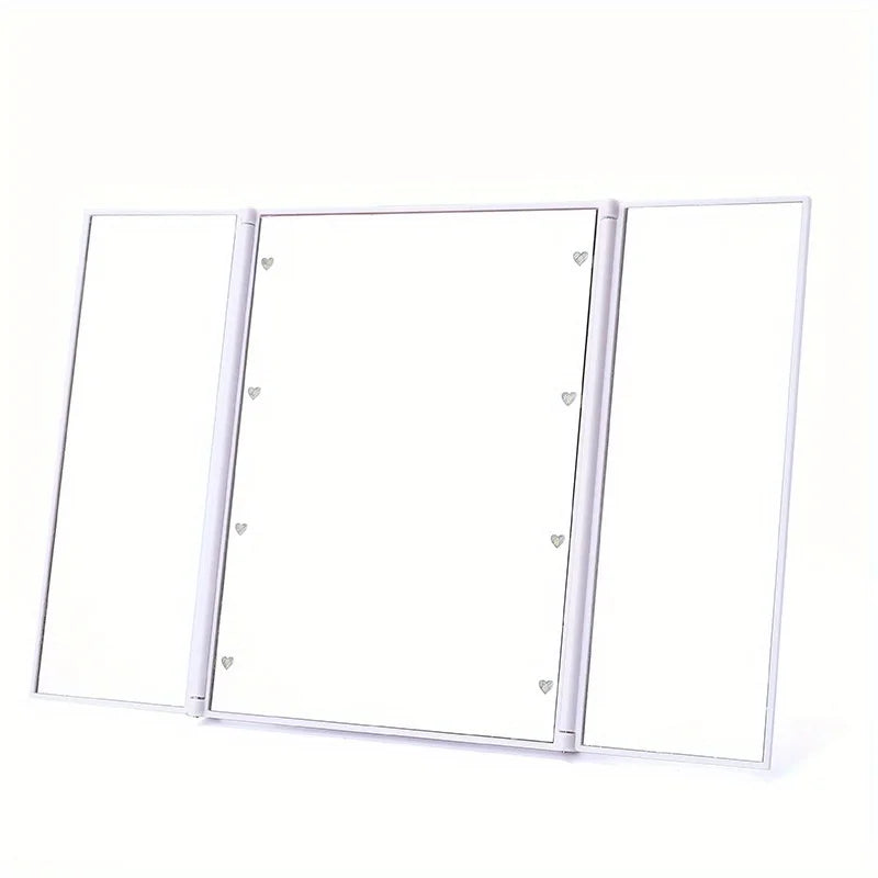 Portable LED Makeup Mirror with Adjustable Stand - Smarsty