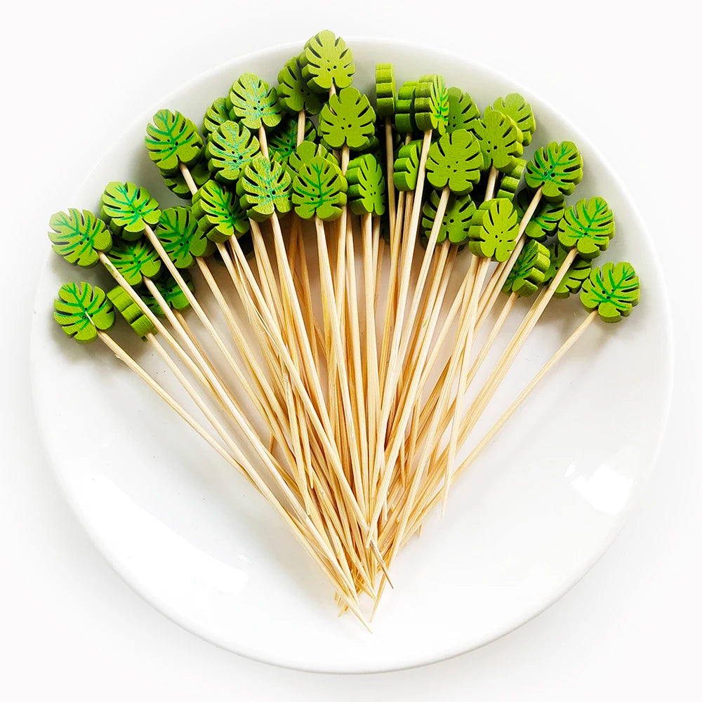 Bamboo Skewers 100Pcs for Parties and Events - Smarsty