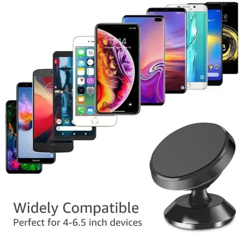 360 Degree Rotation Magnetic Car Phone Holder for iPhone - Smarsty