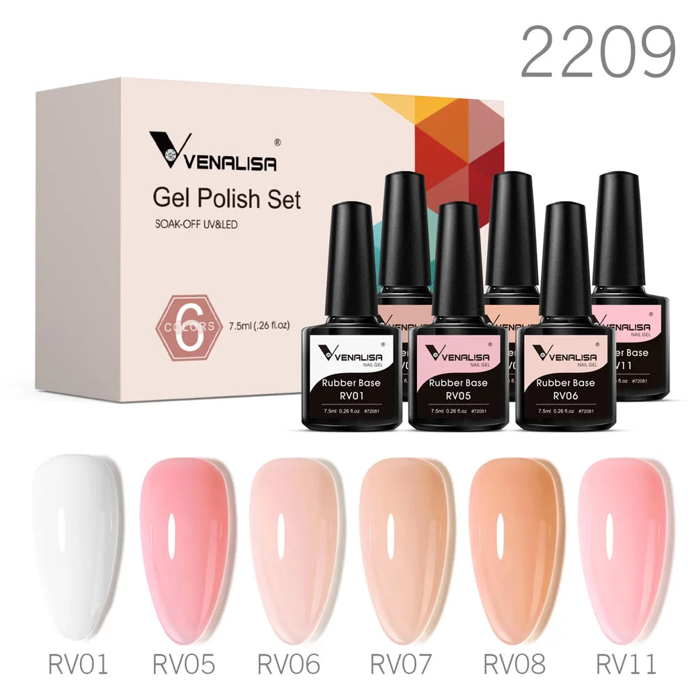 Venalisa HEMA Free Jelly Pink Nail Gel Kit - Smarsty