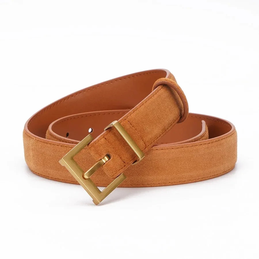 Luxury Double Genuine Leather Belt for Women - Smarsty