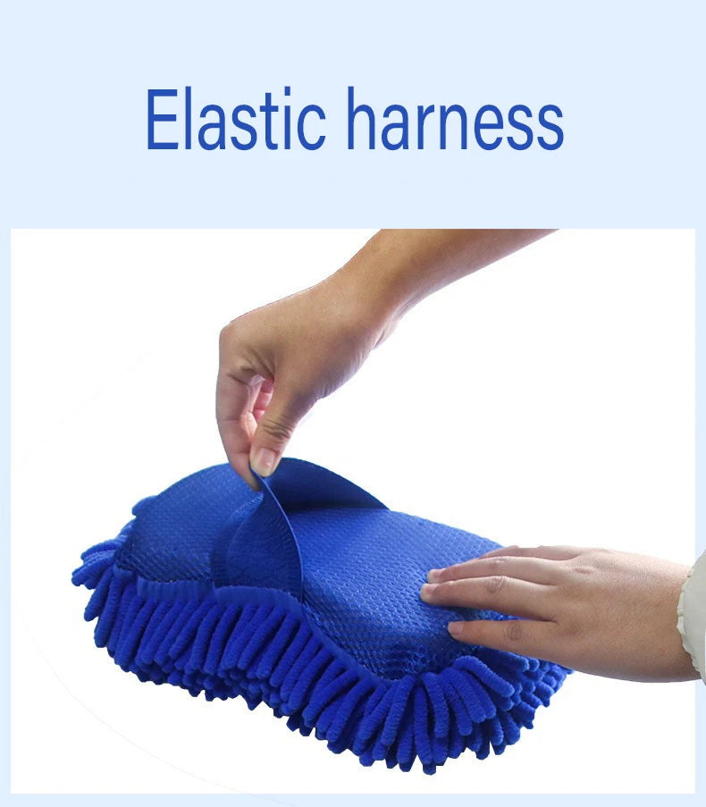 Microfiber Chenille Car Wash Sponge And Cleaning Tool - Smarsty