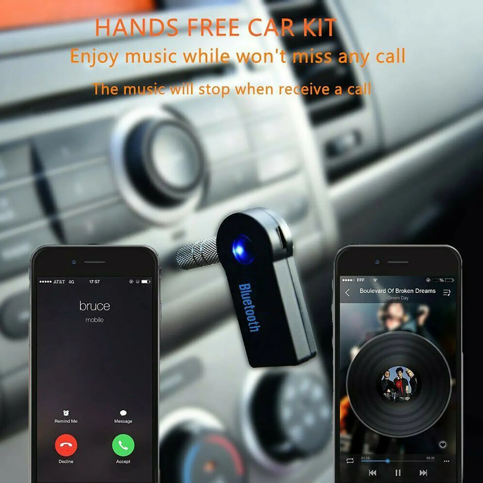 Wireless Bluetooth 5.0 Receiver for Car Audio 3.5mm - Smarsty