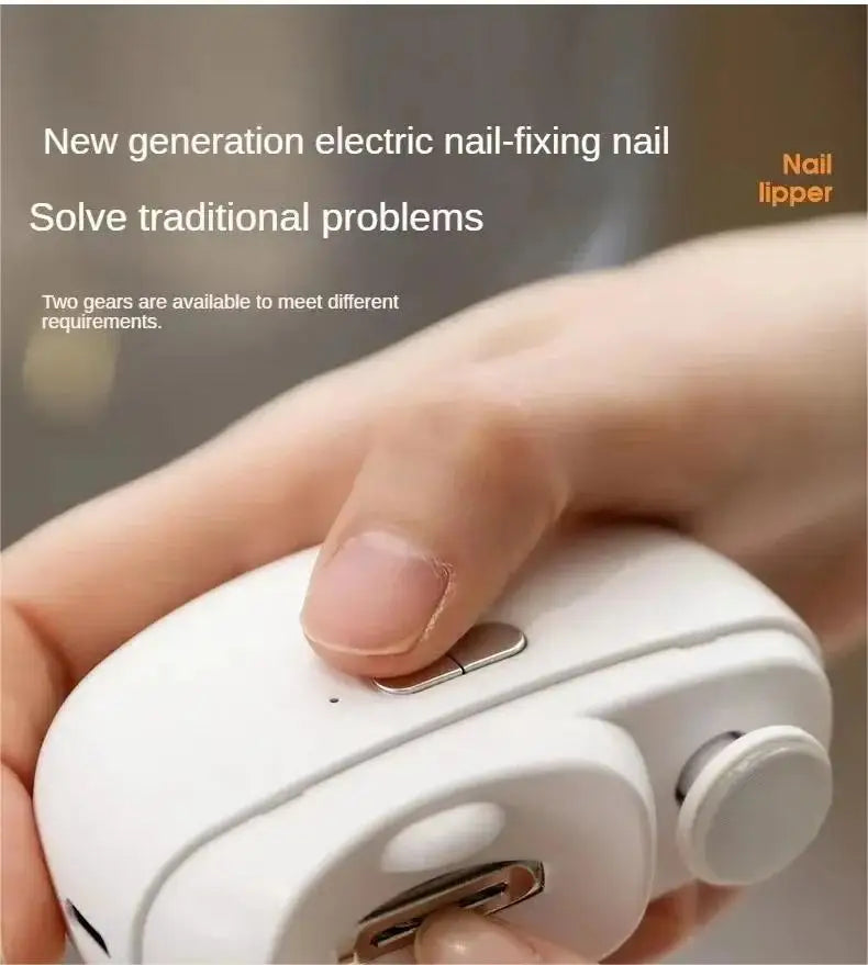 Multifunctional Electric Nail Clipper With Polishing Light - Smarsty