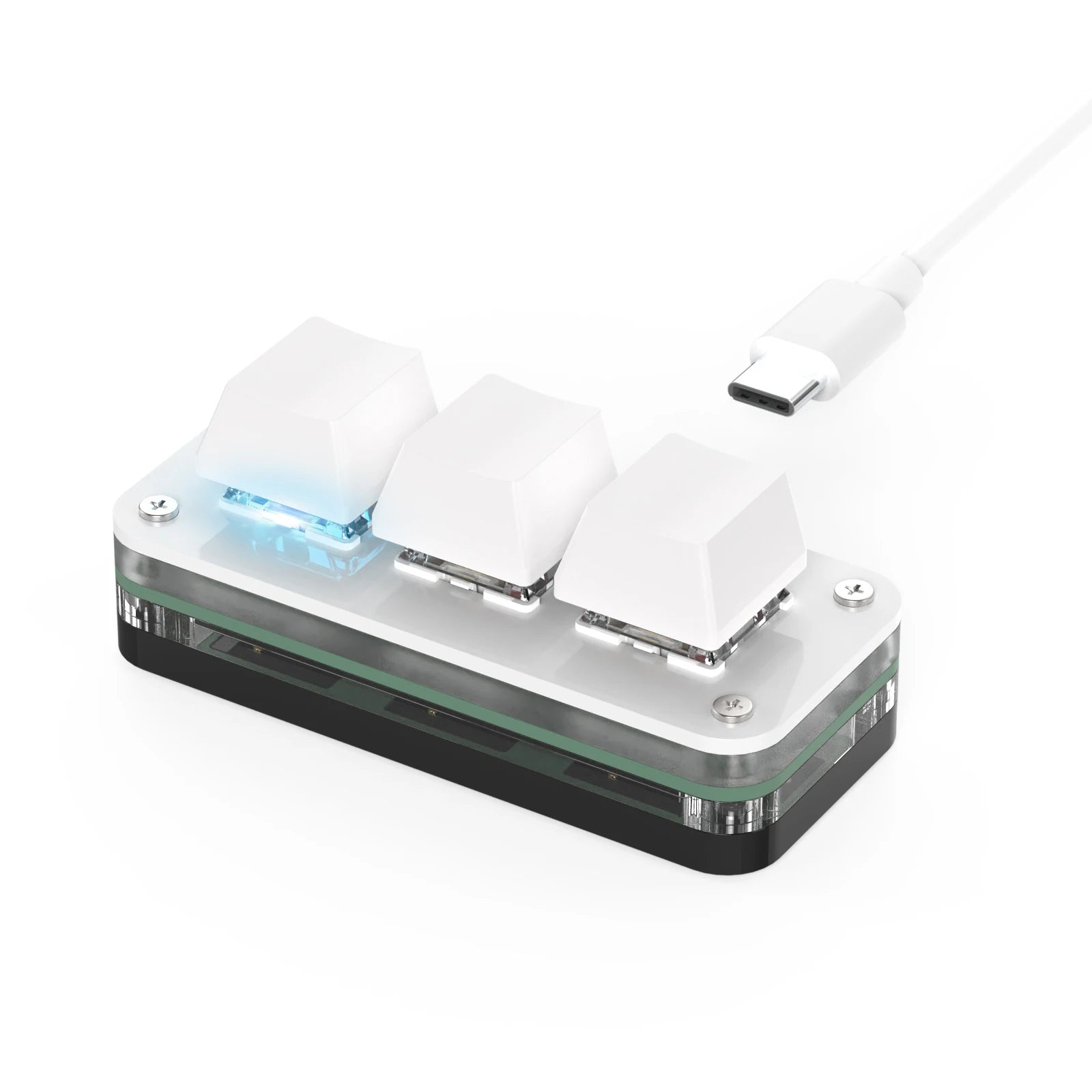 RGB Macropad Keyboard With Hot Swap 3 Keys And Knob
