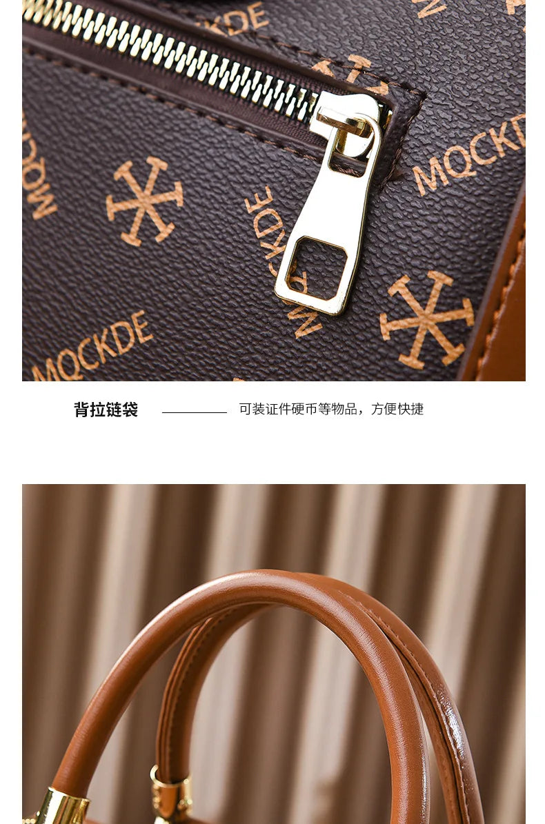 Soft Leather Women Crossbody Bag Large Capacity Versatile - Smarsty