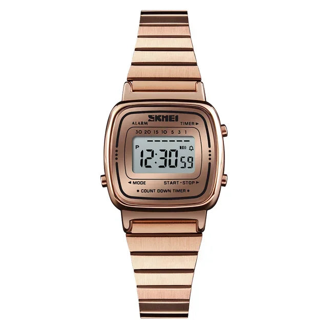 SKMEI 1901 Luxury Waterproof Digital Women's Watch - Smarsty