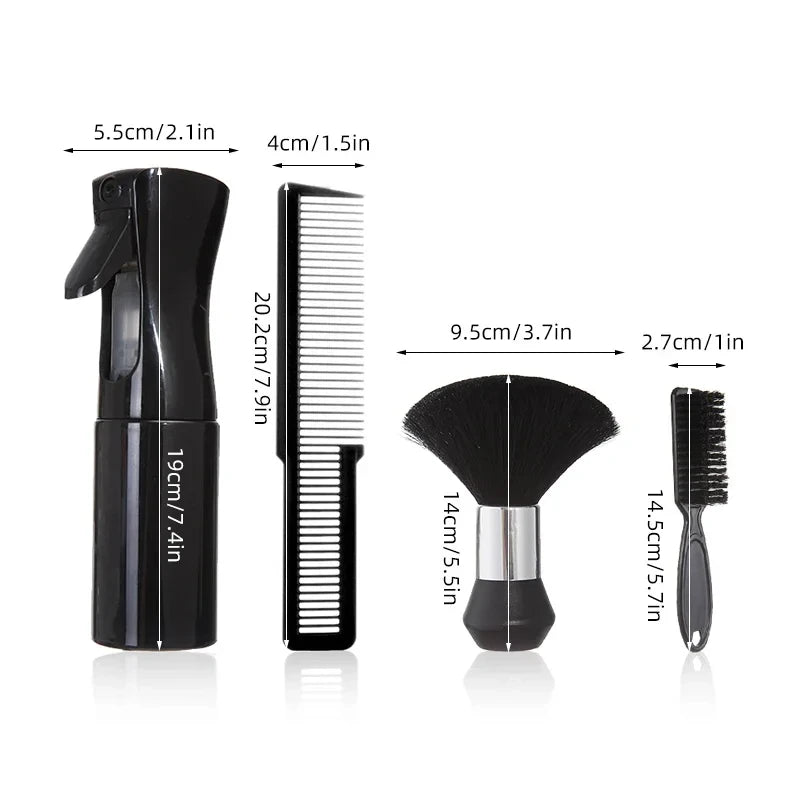 Professional Barber Tools Set with Beard Brush and Comb - Smarsty