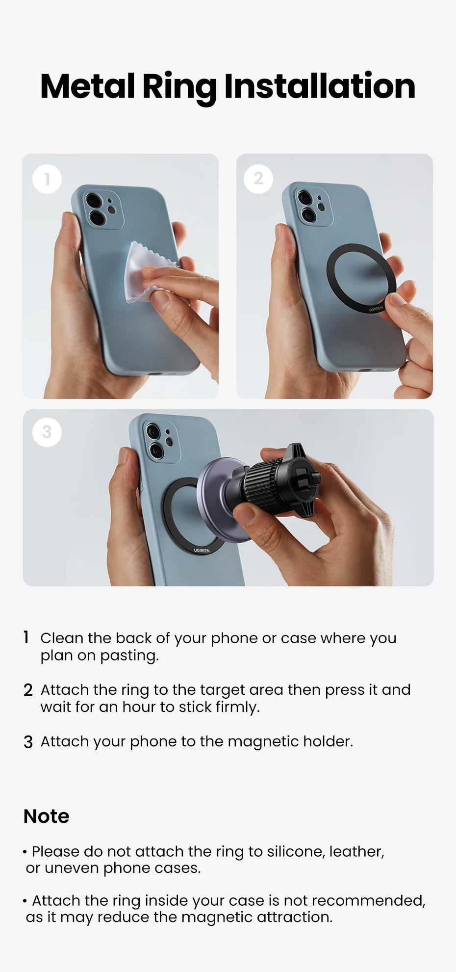 Magnetic Car Phone Holder Air Vent Mount For IPhone - Smarsty