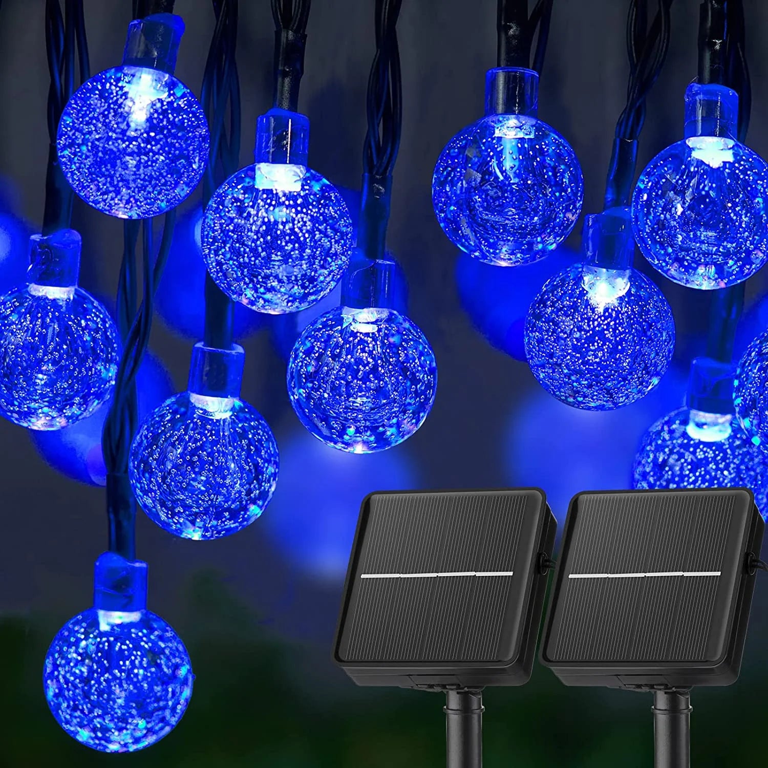 LED Solar String Lights Waterproof 60 LEDs for Garden Decor - Smarsty