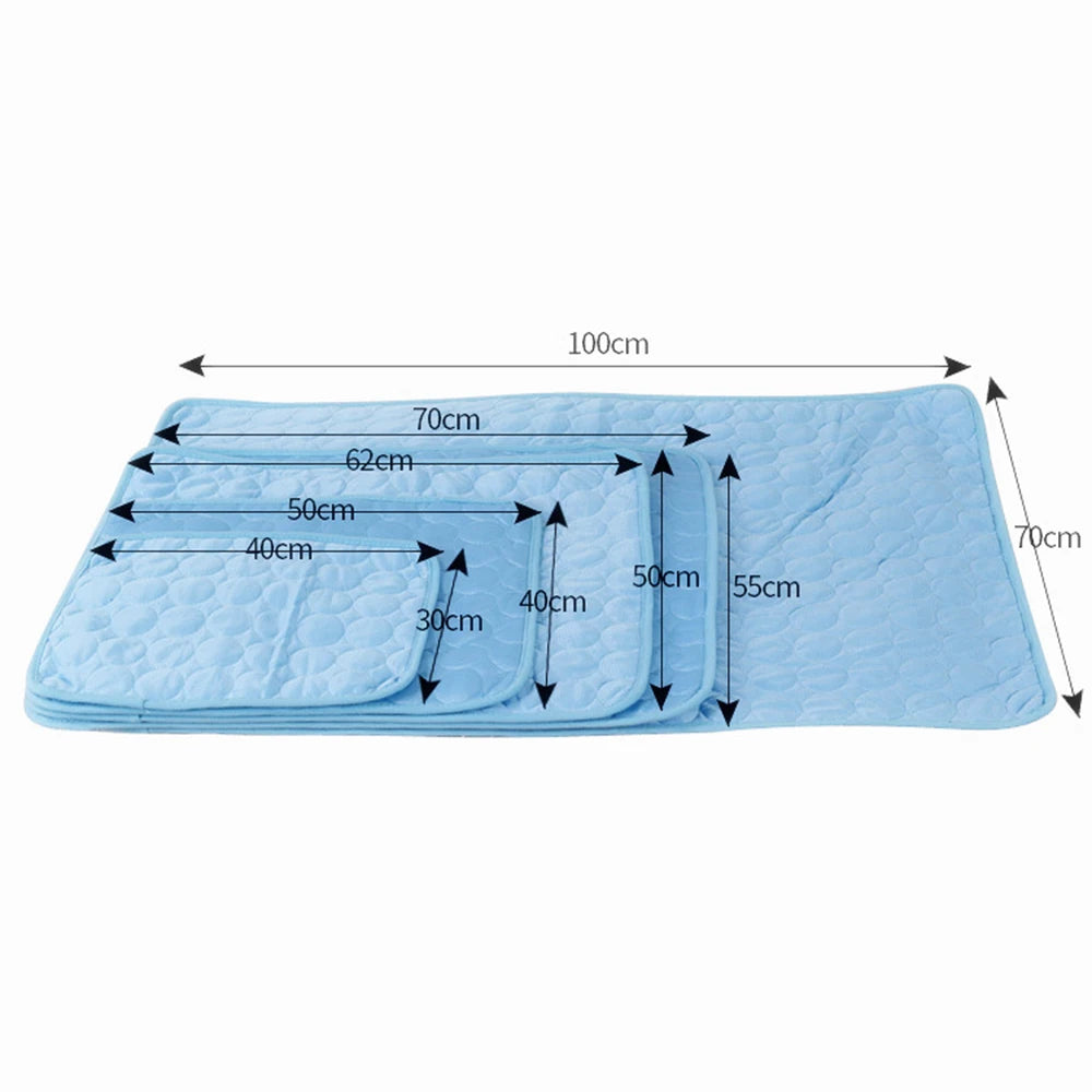 Cooling Summer Dog Mat Breathable Pet Bed Washable - Smarsty