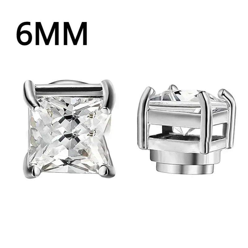 Crystal Strong Magnetic Clip Earrings Non Piercing - Smarsty