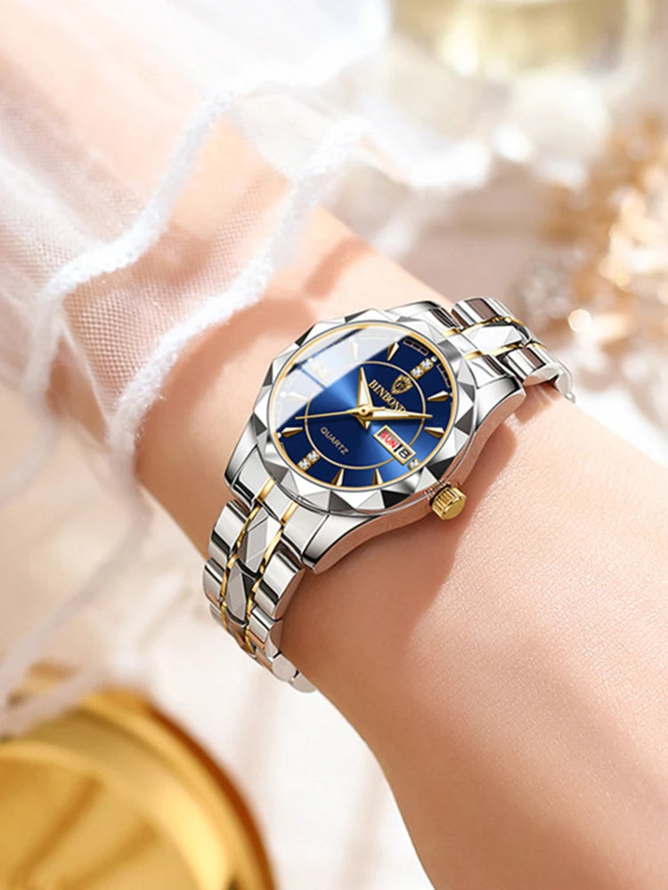 Luxury Waterproof Quartz Watch for Women with Luminous Feature - Smarsty