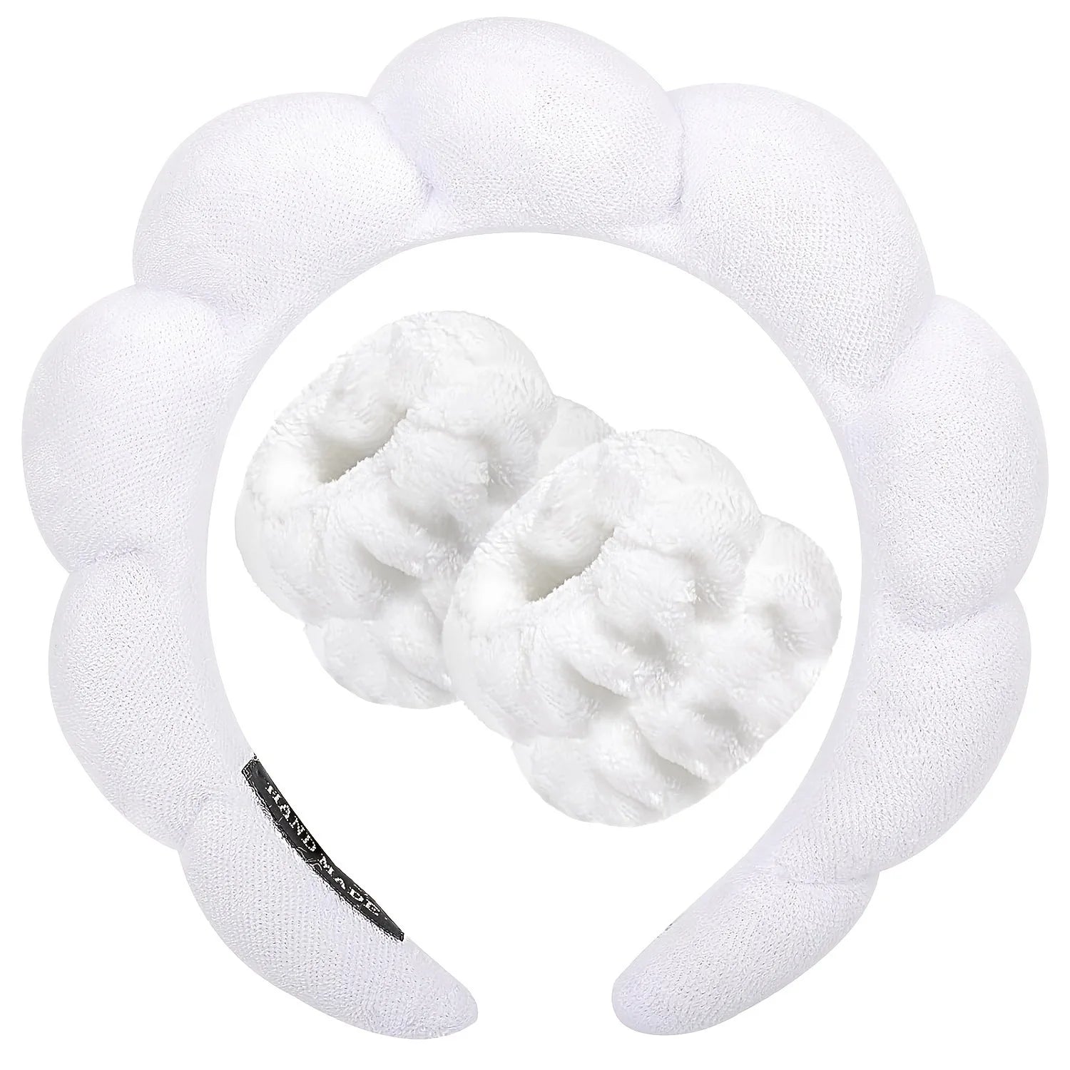 Soft Cotton Makeup Headbands Set Absorbent Spa Hairbands - Smarsty