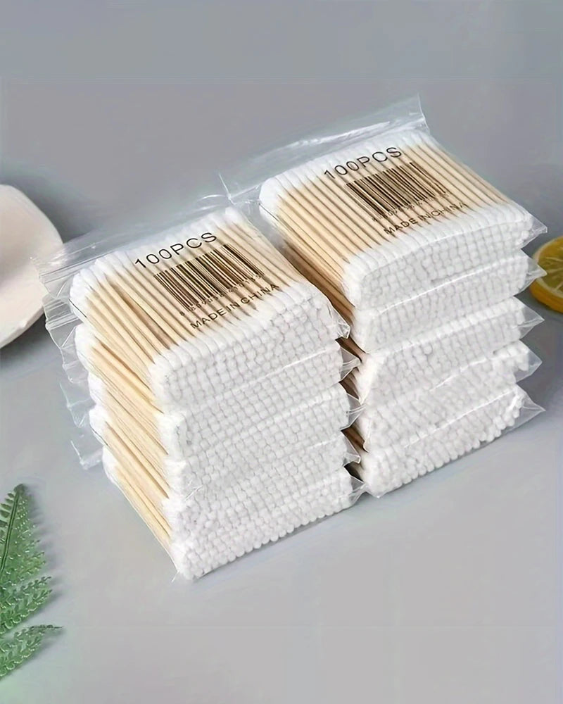 1000 Count Eco-Friendly Cotton Swabs for Makeup and Cleaning - Smarsty