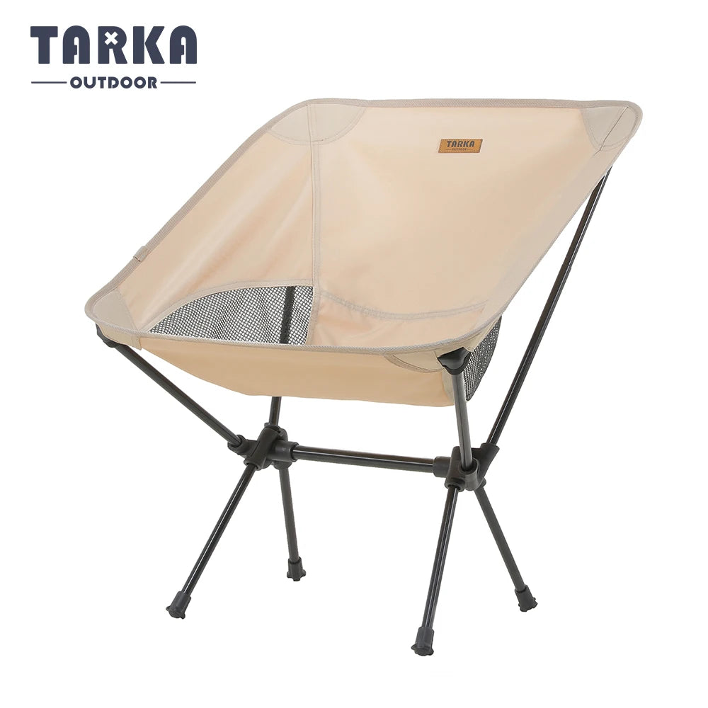 TARKA Foldable Camping Chairs Set Lightweight folding Chair Ultralight Backpacking Moon Chairs for Garden Picnic Beach Fishing by Smarsty