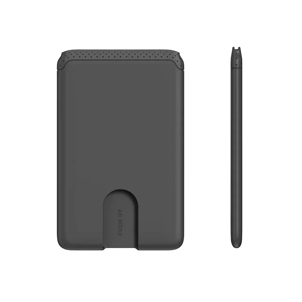 Phone Holder Sticker Credit Card Holder 3M Adhesive Soft Silicone Mobile Phone Wallet Compatible for Iphone Android Samsung