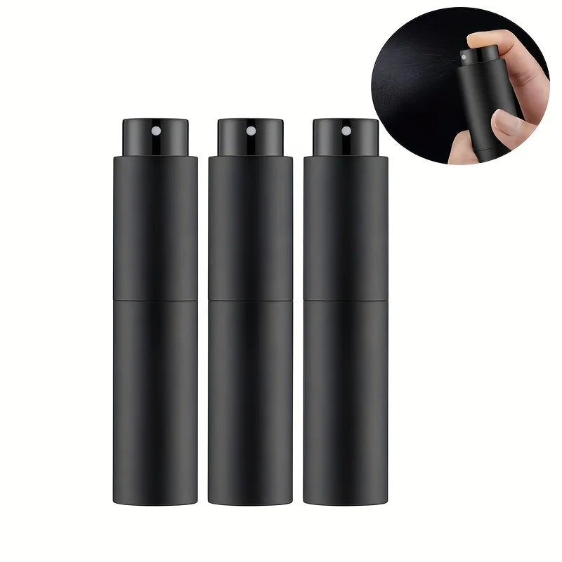 Refillable Travel Perfume Sprayer 10ml Black Container - Smarsty