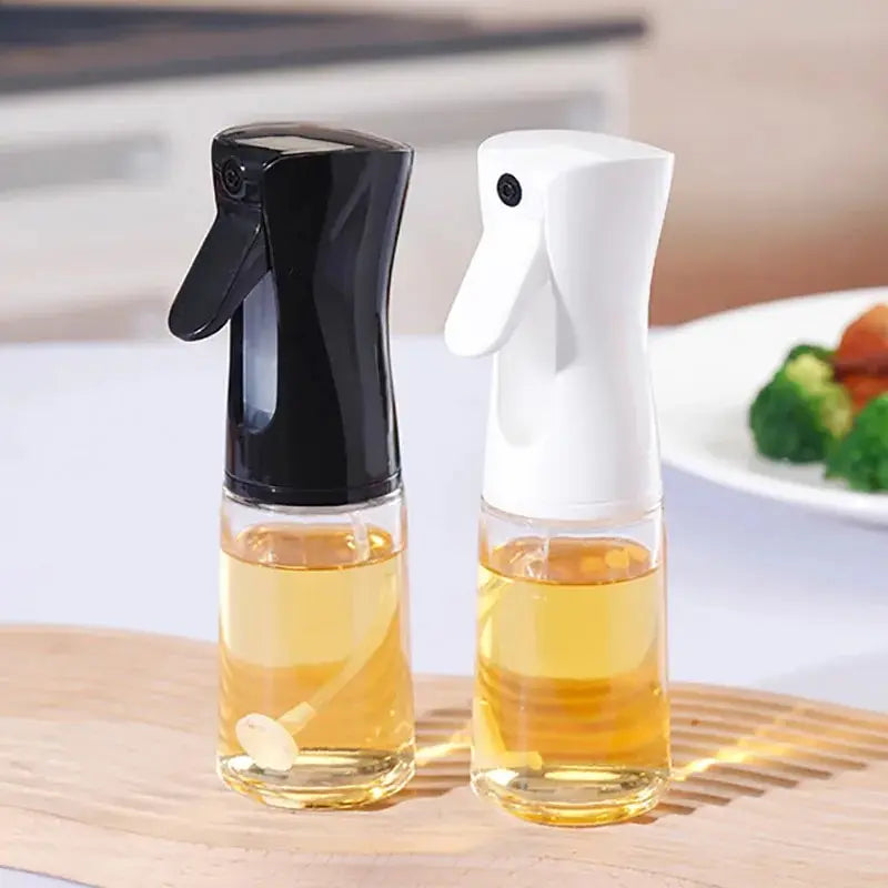 1pc 200ml/300ml Oil Spray Bottle Kitchen Cooking Olive Oil Dispenser Camping BBQ Baking Vinegar Soy Sauce Sprayer Containers by Smarsty