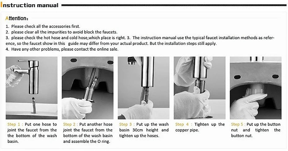 Chrome Brass Kitchen Faucet with Pull Out Spray - Smarsty