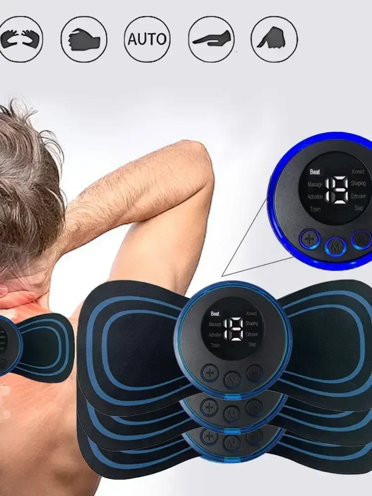Rechargeable Neck Massager with Customizable Modes for Pain Relief - Smarsty