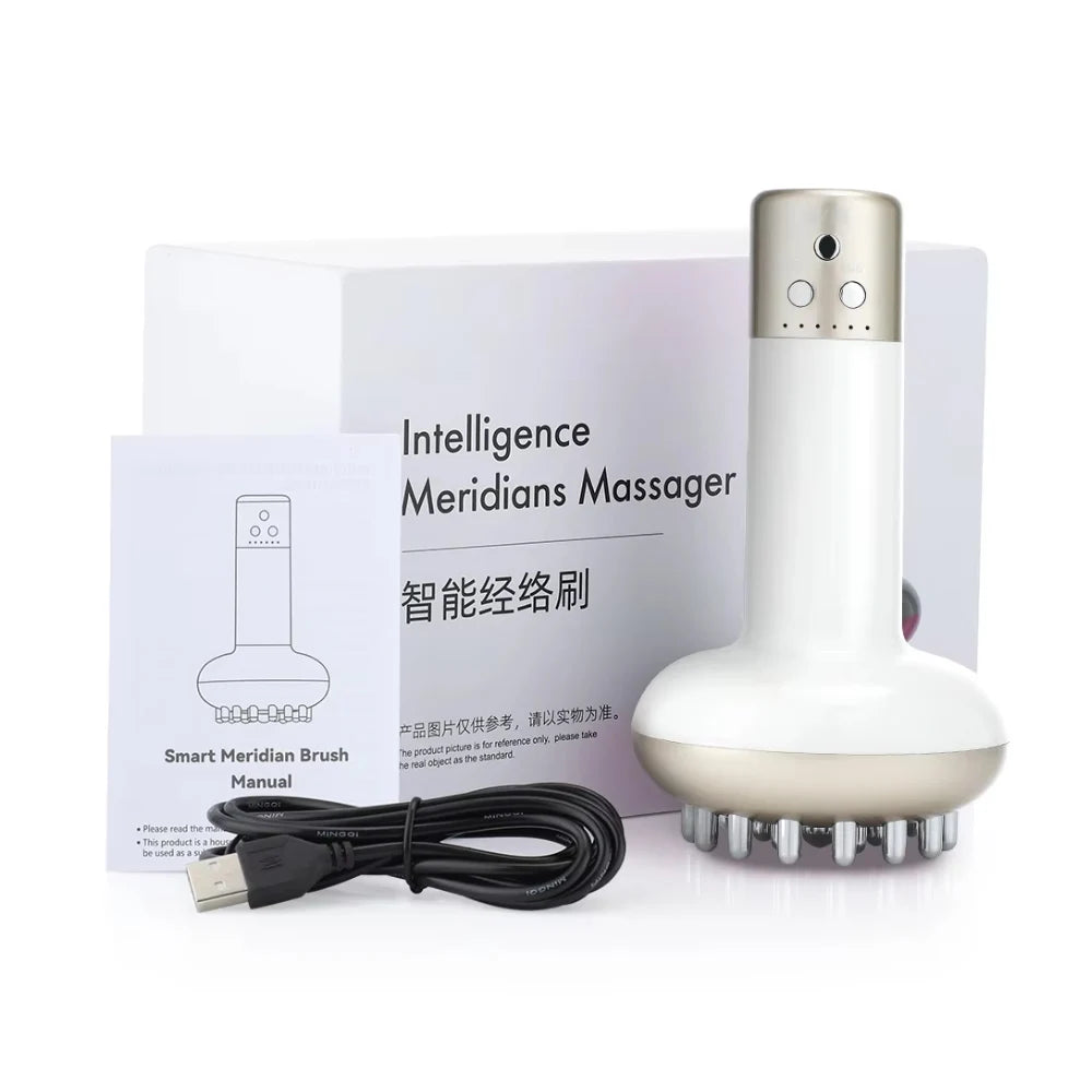 Rechargeable Guasha Massager for Body Shaping and Detoxification - Smarsty