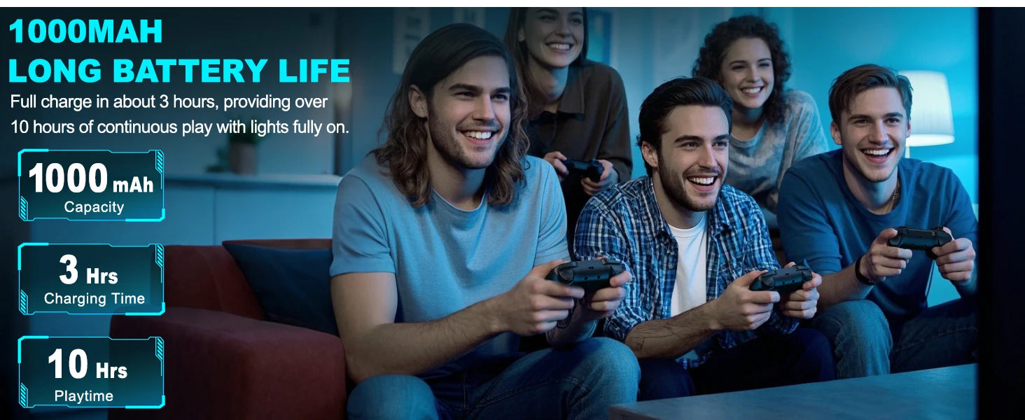 Dinofire Wireless Bluetooth RGB Controller for Nintendo Switch - Smarsty