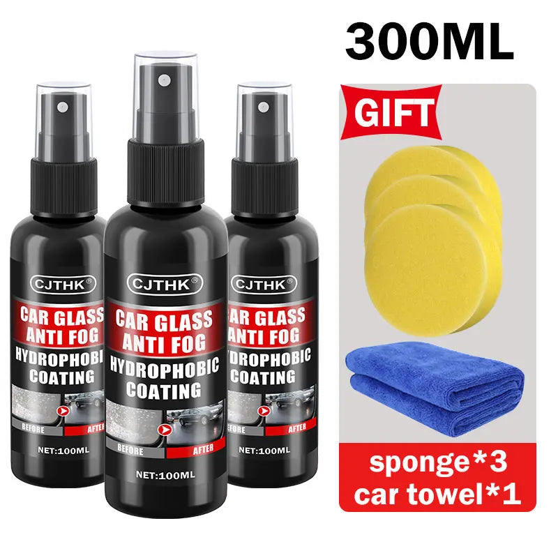 Car Glass Anti-rain Water Spray Repellent Nano Coating Hydrophobic Waterproof Agent Oil Film Removing Auto Glass Film Agent - Smarsty