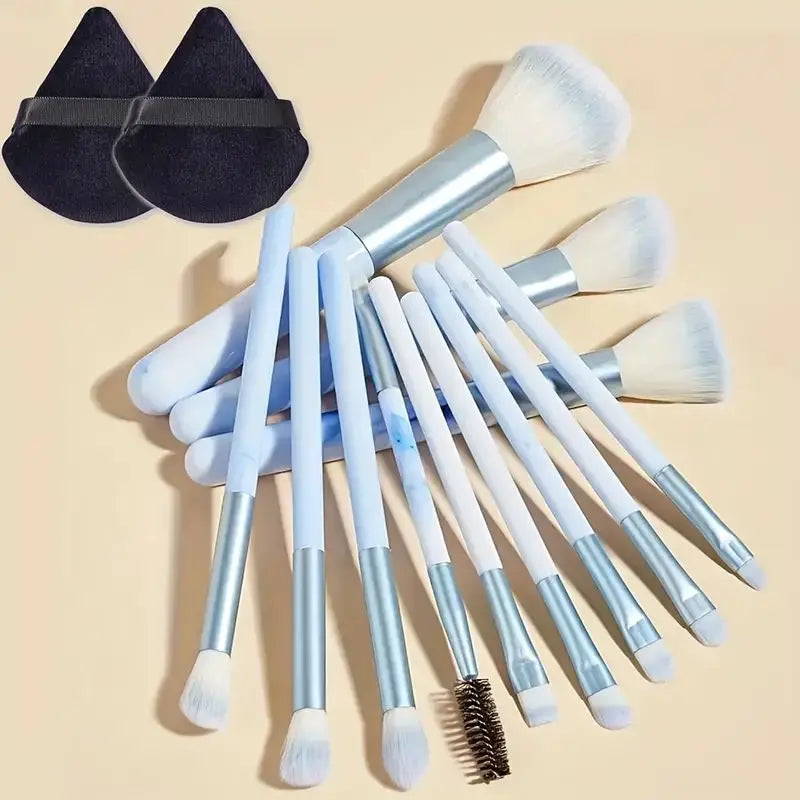 12PCS Ultra Soft Makeup Brush Set for Beginners - Smarsty