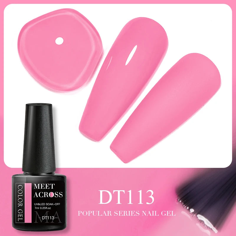 Pink Dried Flower Gel Nail Polish for Fairy Nail Art - Smarsty