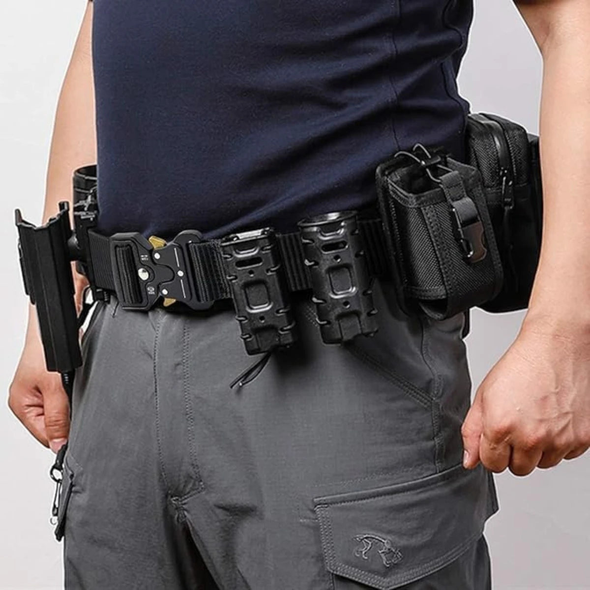 Tactical Canvas Belt Mens Military Outdoor Waistband - Smarsty