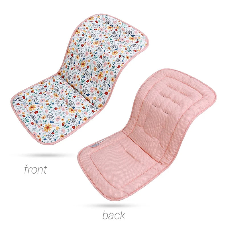 Comfortable Cotton Baby Stroller Pad Four Seasons General Soft Seat Cushion Child Cart Seat Mat Kids Pushchair Cushion For 0-27M by Smarsty