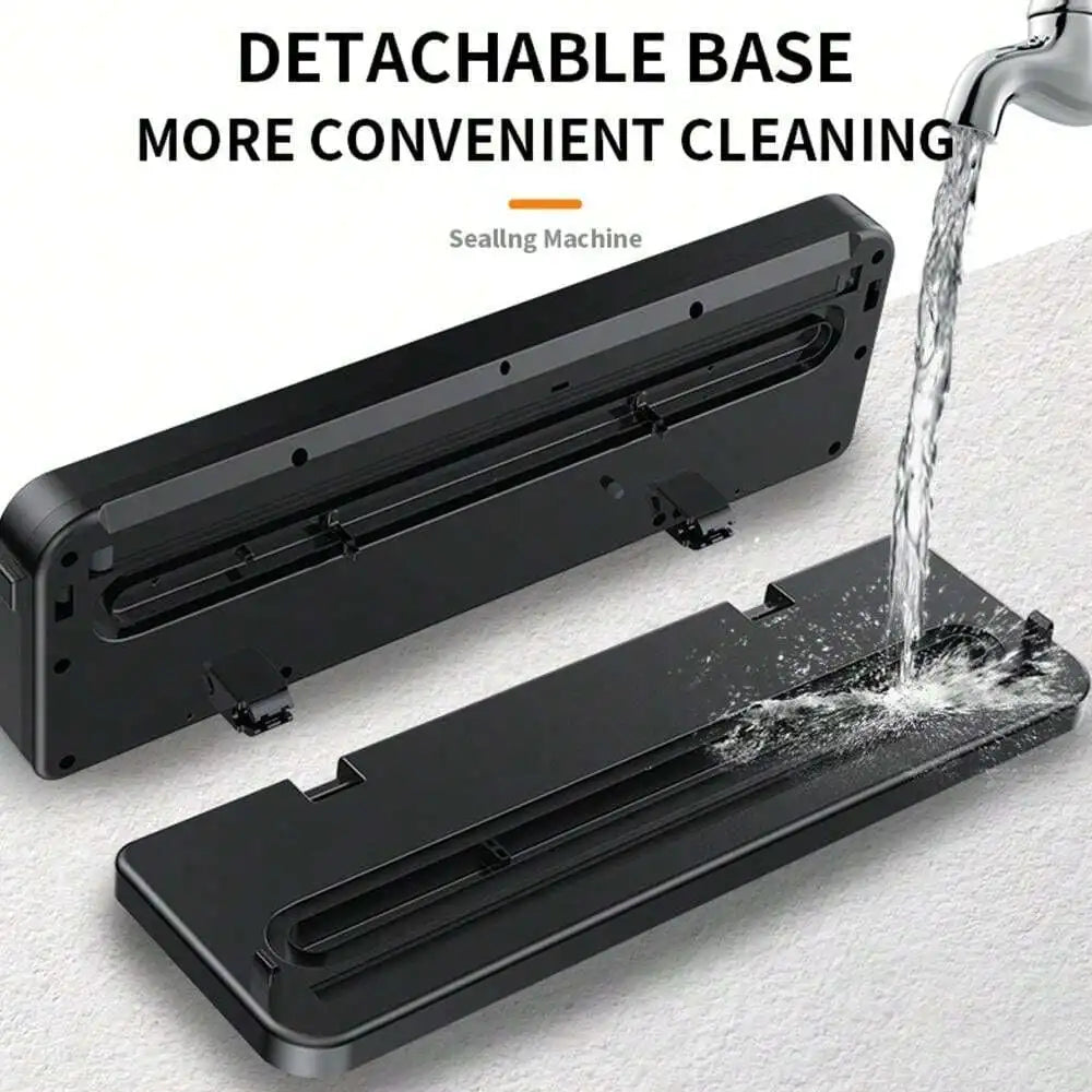 Automatic Vacuum Sealer Machine for Food Storage, Compact Household Sealing System with 30pcs Bags, Keeps Food Fresh Longer