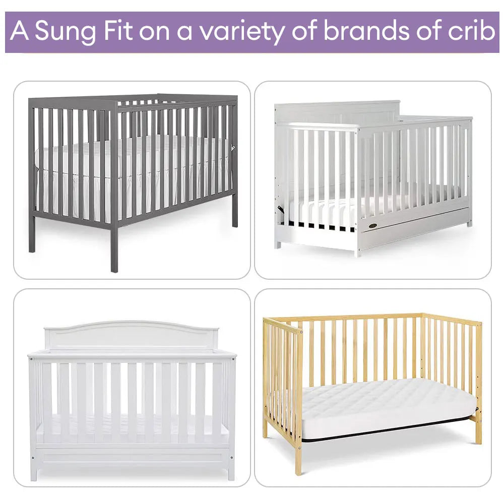 Waterproof Crib Mattress Protector with Breathable Cotton Comfort - Smarsty